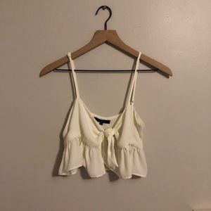 White Crop Top